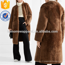 Réversible Shearling et Nubuck Coat Fabrication de mode en gros Femmes Vêtements (TA3021C)